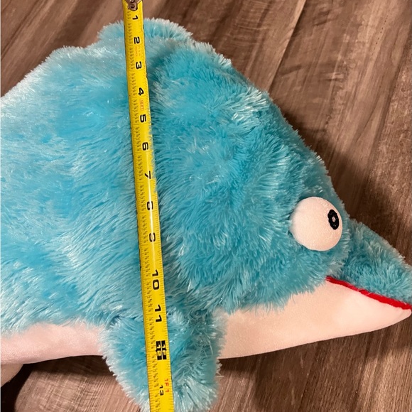 Shalom Toy Collection 36” White & Blue Plush DOLPHIN - Stuffed Animal Toy NEW - Picture 5 of 10